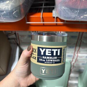 NWT Yeti 10oz Lowball Rambler Camp Green